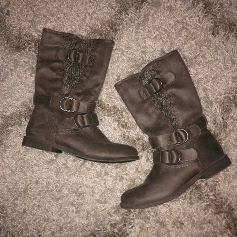 Buckled Brown Boots